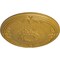 Ekena Millwork Athens Ceiling Medallion (Fits Canopies up to 3 5/8"), 26 1/4"OD x 3 1/4"P, Iridescent Gold CM27ATIGS - alternate 2